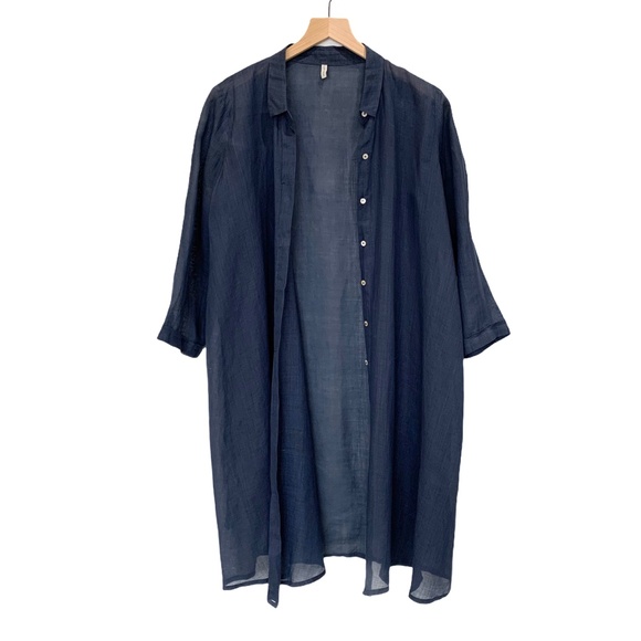 Annette Görtz Black Oversized Belted Button Down ShirtDress - Picture 11 of 12